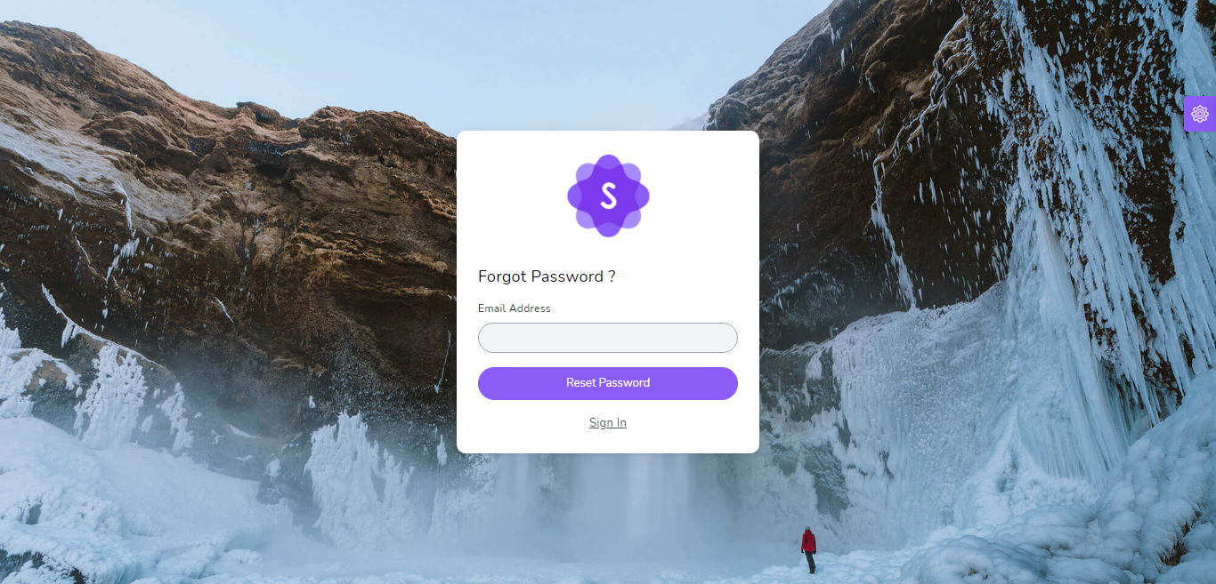 Forgot Password Screenshot